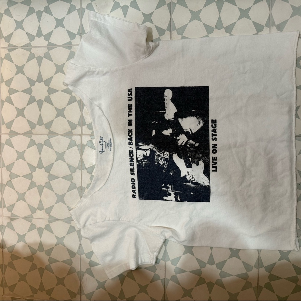 Brandy Melville White Graphic Tee